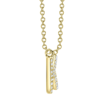 Diamond Initial "K" Necklace