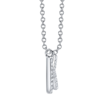 Diamond Initial "K" Necklace