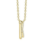 Shy Creation Diamond Initial "K" Necklace 