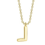 Shy Creation Diamond Initial "L" Necklace 