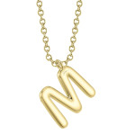 Shy Creation Diamond Initial "M" Necklace