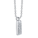 Shy Creation Diamond Initial "M" Necklace 