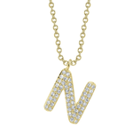 Diamond Initial "N" Necklace