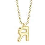 Diamond Initial "R" Necklace
