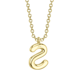 Diamond Initial "S" Necklace