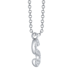 Diamond Initial "S" Necklace
