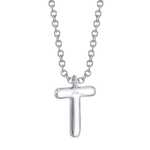 Diamond Initial "T" Necklace