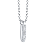 Diamond Initial "U" Necklace
