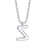 Diamond Initial "Z" Necklace