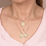 Diamond Aries Zodiac Star Necklace