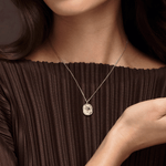 Diamond Cancer Zodiac Star Necklace