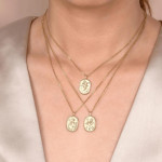 Shy Creation Diamond Pisces Zodiac Star Necklace 