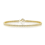 .64 CT Diamond Bezel Tennis Bracelet - 14KT Yellow Gold