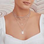 .95 CT Diamond Tennis Necklace - 14KT Yellow Gold