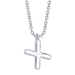 Diamond Initial "X" Necklace