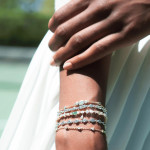 Monica Rich Kosann Fancy Cut Staggered Diamond Tennis Bracelet 