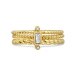 Celeste Meditation Spinner Ring - Gold