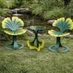 Cricket Forge Ginkgo Leaf Table