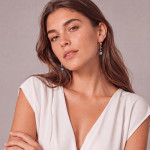 Coeur de Lion GeoCUBE Iconic Drop Earrings Multicolor Joy Gold 