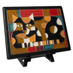 Motawi Tileworks Quilt Cat 