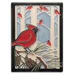 Motawi Tileworks Winter Cardinals 