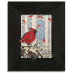 Motawi Tileworks Winter Cardinals 