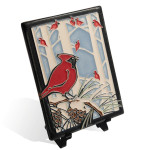 Motawi Tileworks Winter Cardinals 