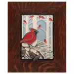 Motawi Tileworks Winter Cardinals 