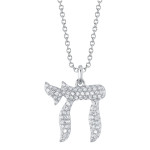 Shy Creation Diamond Chai Necklace 
