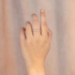 Shy Creation Rope-Edge Diamond Band 