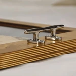 Naples Nautical Map Serving Tray with Boat Cleat Handles