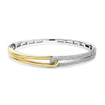 Ti Sento Milano Zirconia Connected Bangle 