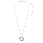 Ti Sento Milano Zirconia Circle Necklace - Two-Tone 