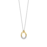 Ti Sento Milano Modern Pave Necklace 