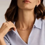 Round Silver Necklace