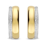 Ti Sento Milano Bold Zirconia Hoops 