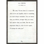 Sugarboo and Co AA Milne Art Print White Sugarboo and Co AA Milne Art Print White