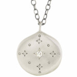 Adel Chefridi New Moon Pendant Diamond