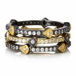 Freida Rothman Signature Mixed Station Set of 3 Rings