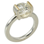 Mysterium Collection Contemporary 10mm Round Tension Ring