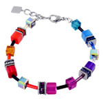 Coeur de Lion Signature Cube Bracelet - Multicolor Brights