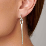 UNOde50 Needle and Button Earrings