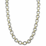 Freida Rothman Signature 2 Tone Heavy Link Necklace Freida Rothman Signature 2 Tone Heavy Link Necklace