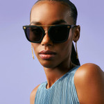 Freida Rothman Beacon Sunglasses Black + Rhodium