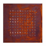 QLOCKTWO QOLOR - QLOCKTWO Classic Creators Edition Front Cover Rust