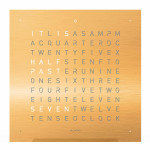 QLOCKTWO QOLOR - QLOCKTWO Touch Front Cover Golden Legend