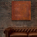 QLOCKTWO QLOCKTWO Large Creators Edition Rust QLOCKTWO QLOCKTWO Large Creators Edition Rust