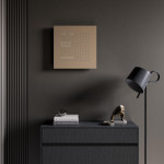 QLOCKTWO Classic Powder Coated Steel Hazelnut QLOCKTWO Classic Powder Coated Steel Hazelnut