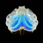 Matt Bezak Octopus Glass Pendant 14KT Yellow Gold