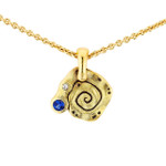 Alex Sepkus Flora Pendant Necklace - Sapphire and Diamond Alex Sepkus Flora Pendant Necklace - Sapphire and Diamond